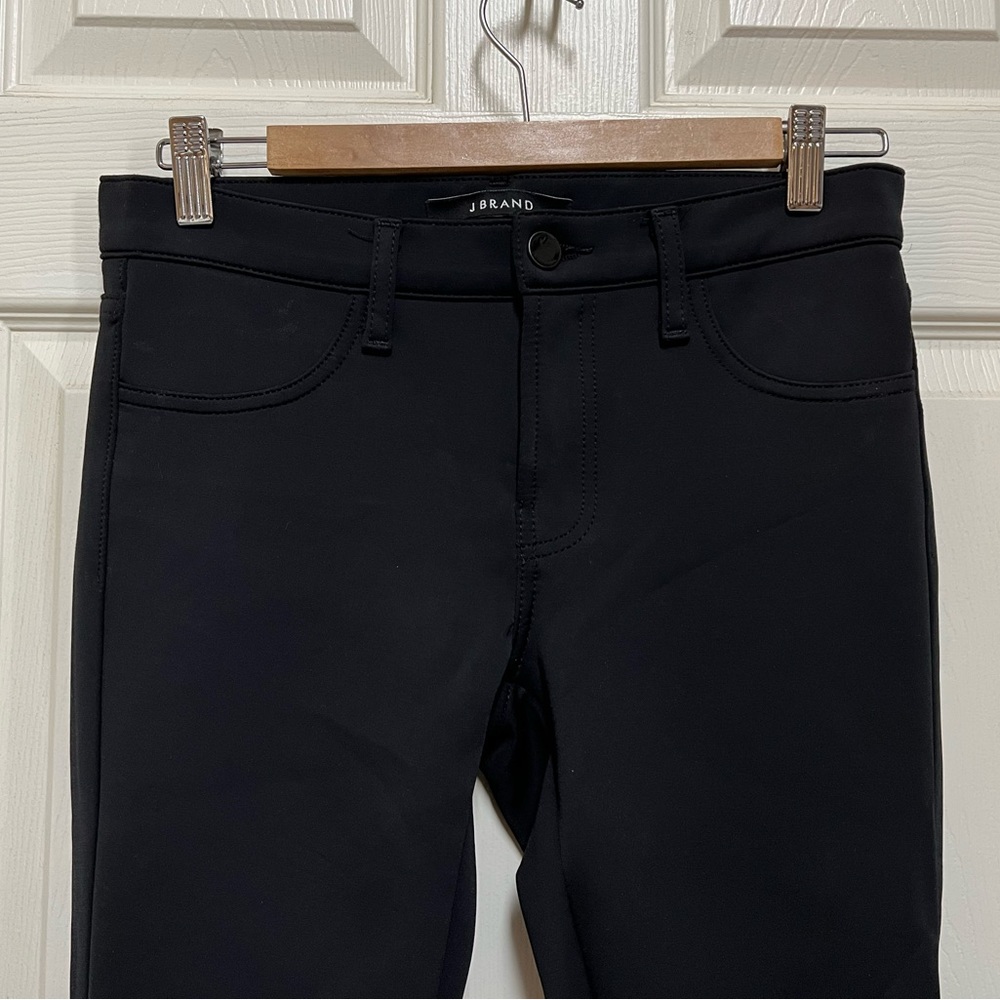 J Brand Super Skinny Odyssey Jeans in Deep Black